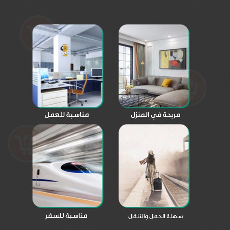 وسادة تدليك ومساج للرقبة والاكتاف تعمل بالشحن