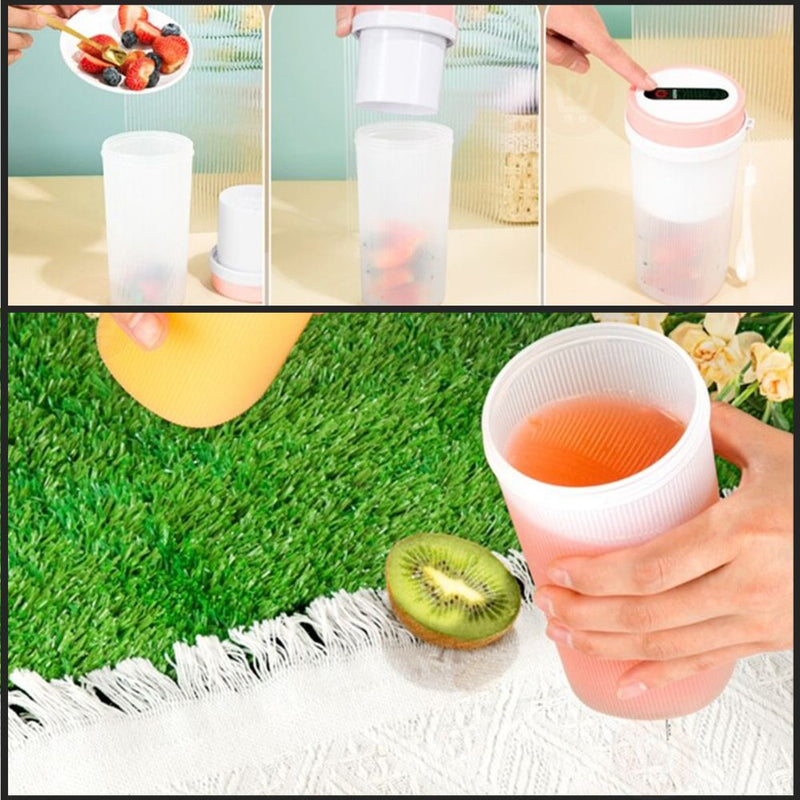 خلاط عصير فواكه شحن Juicer Multifunctional Portable Travel Juicer USB Charging