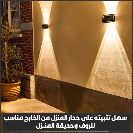 ضوء رباعي خارجي يثبت على الجدار صحراوي يعمل بالطاقة الشمسية Solar  decorative  wall  lamp BD-4