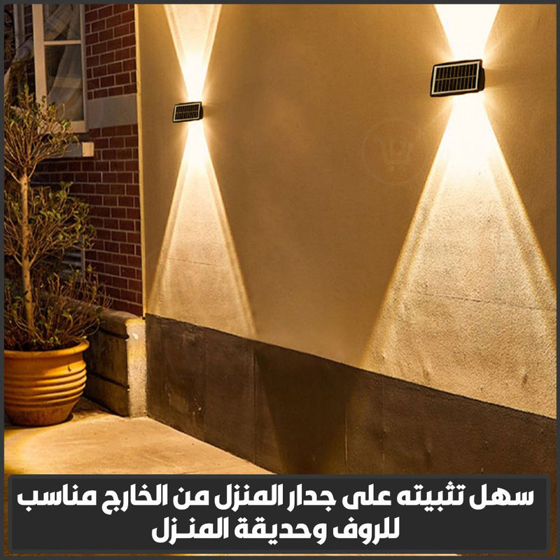ضوء رباعي خارجي يثبت على الجدار صحراوي يعمل بالطاقة الشمسية Solar  decorative  wall  lamp BD-4