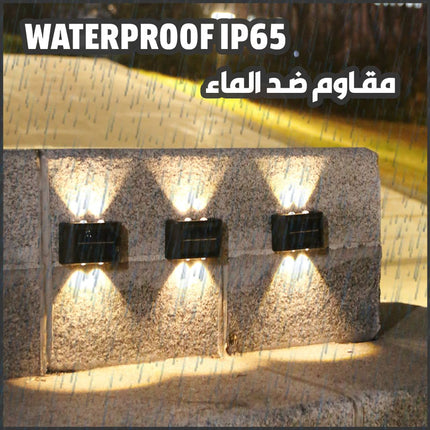 ضوء رباعي خارجي يثبت على الجدار صحراوي يعمل بالطاقة الشمسية Solar  decorative  wall  lamp BD-4