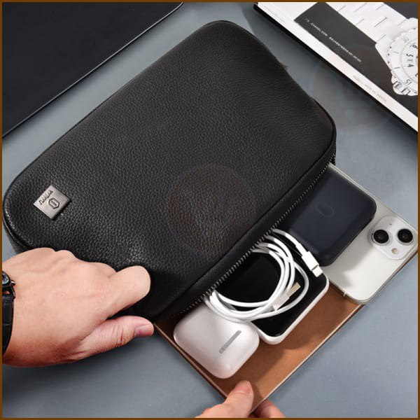 حقيبة يد جلد بقفل بصمة lEATRGER HANDBAG WITH FINGERPRINT LOCK