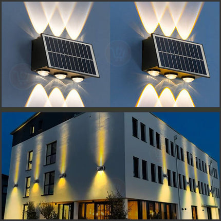 ضوء سداسي خارجي يثبت على الجدار صحراوي يعمل بالطاقة الشمسية Solar Decorative Wall Lamp BD-6