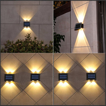ضوء رباعي خارجي يثبت على الجدار صحراوي يعمل بالطاقة الشمسية Solar  decorative  wall  lamp BD-4