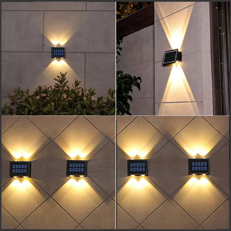 ضوء رباعي خارجي يثبت على الجدار صحراوي يعمل بالطاقة الشمسية Solar  decorative  wall  lamp BD-4