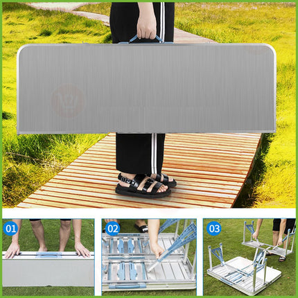 طاولة رحلات مع كراسي قابلة للطي Outdoor folding tables and chairs