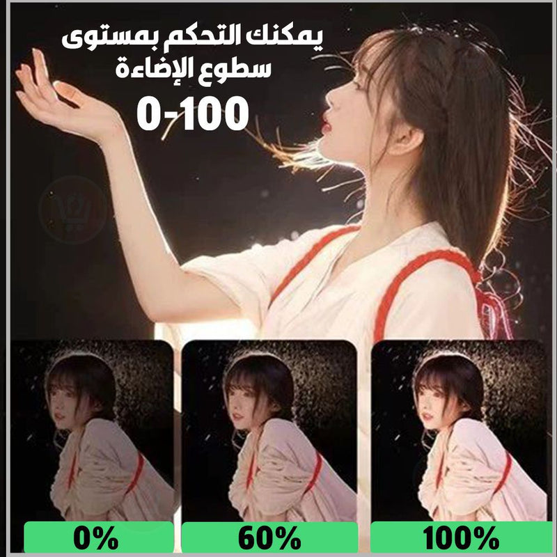 إضاءة ملونة للتصوير مع ريموت FSD-168  RGB Spotlight