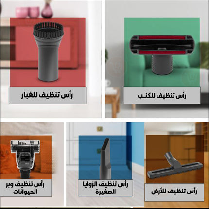 مكنسة كهربائية منزلية مع رؤوس متعددة الإستخدامVacuum Cleaner Inventor
