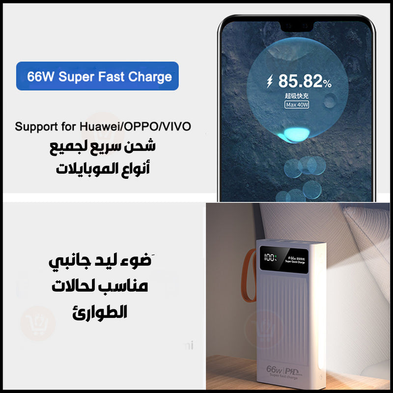 بوربانك بمداخل Usb شحن سريع meidou bowerbank 66w