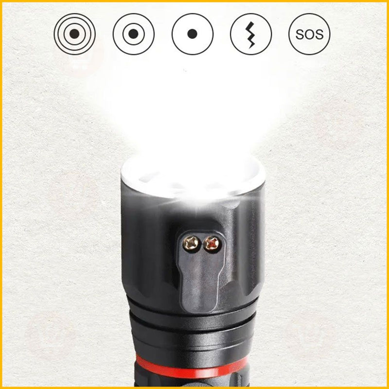 كشاف لوكس طوارئ  متعدد الإستخدام Multifunctional Emergency Flashlight