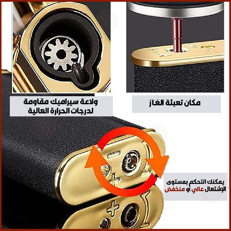 ولاعة على شكل أسد أو تنين ضد الرياح Lion and Dragon  Lighter wind proof