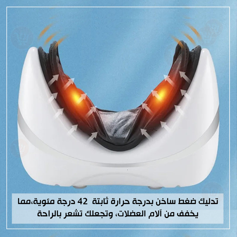 جهاز مساج الرقبة مع ريموت تحكم Cervical Airbag  Massage Pillow