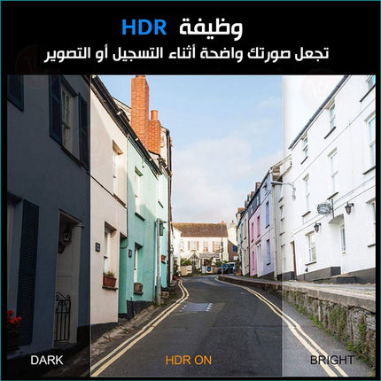 كاميرا سيارة داخلية وأمامية  black box dvr dual lens