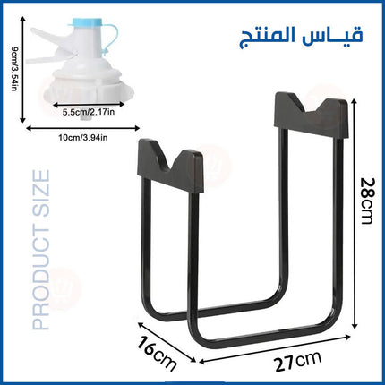 حامل قارورة المياه المعدني وحنفية لصب المياه water Dispenser Storage Stand