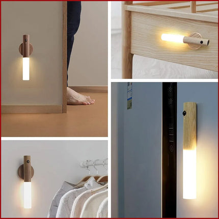 ضوء بوضعيتين الاضاءه او علي الحركه شحن داخلي متنقل intelligent induction light