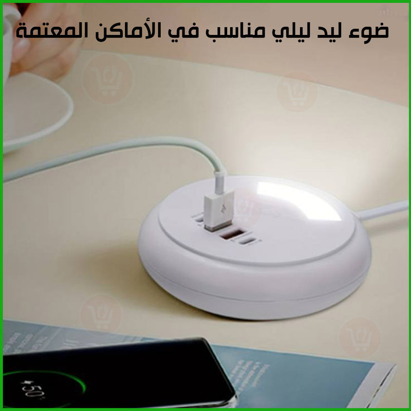 كيبل شحن بمدخلين usbومدخلينORIGINAL  type-c
