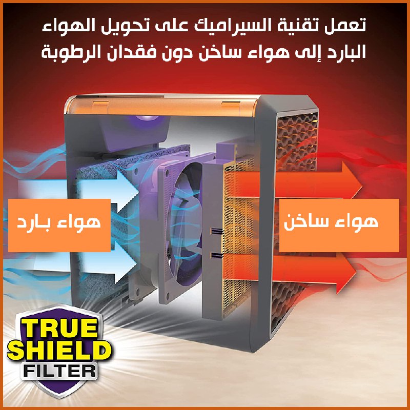 مدفأة شخصية مكتبية  Handy pure heater warmth