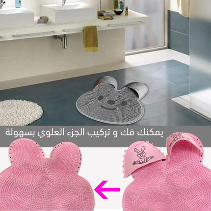 ليفة استحمام للجسم والاقدام كثيفة الشعيرات