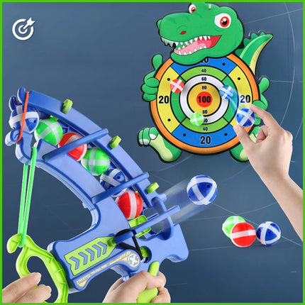 لعبة رمي الكرات باللوح الديناصور للأطفال Dinosaur board throwing ball game for children