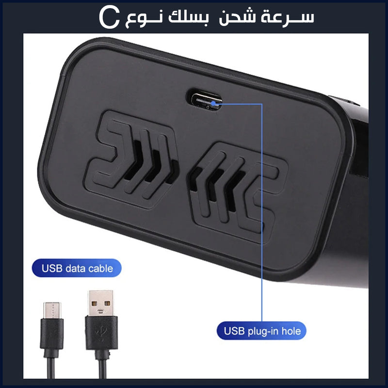 منفاخ عجل سيارات تعمل بالشحن Tire Inflator 150PSI Cordless Handheld Air Compressor For  Bike