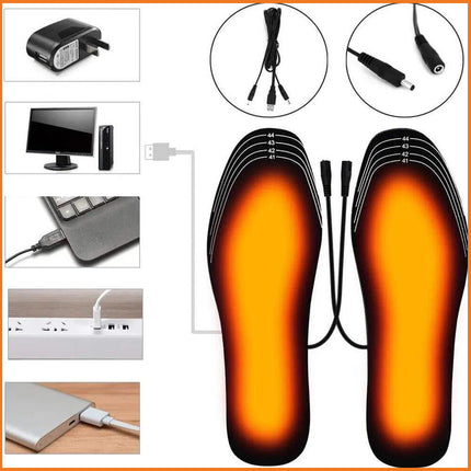ضبان تدفئة القدمين قابل لإعادة الشحن Rechargeable foot warmer insoles