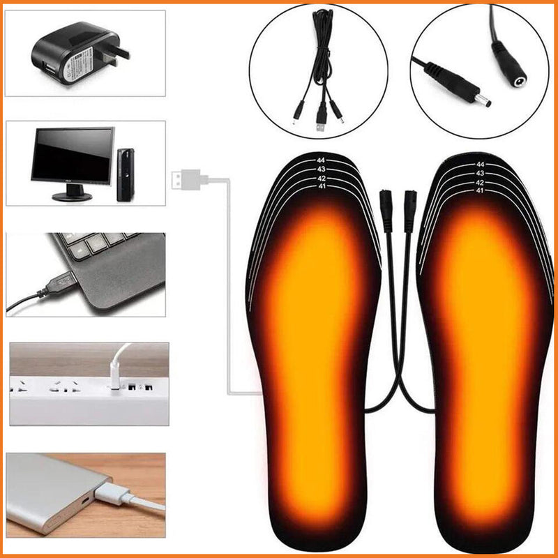 ضبان تدفئة القدمين قابل لإعادة الشحن Rechargeable foot warmer insoles