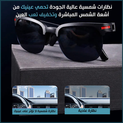 نظارة شمسية بسماعات بلوتوث ثنائية الإتجاه Celebrat Open-Ear Audio Sg-3