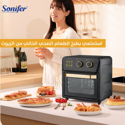 فرن قلي الطعام الهوائي Sonifer Air Fry Pan Oven Sf-1027
