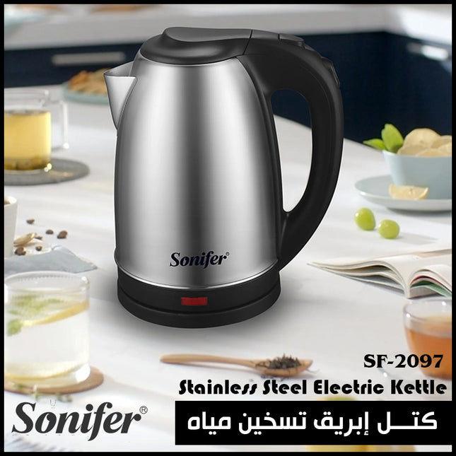 كتل إبريق تسخين مياه sonifer Stainless Steel Electric Kettle SF-2097