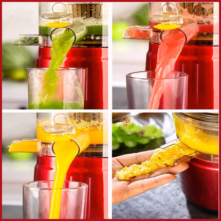 عصارة فواكه وخلاط طعام تعمل بالضغط البارد sonifer Cold Press Fruit Slow Juicer & Food Mixer Extractor SF-5537