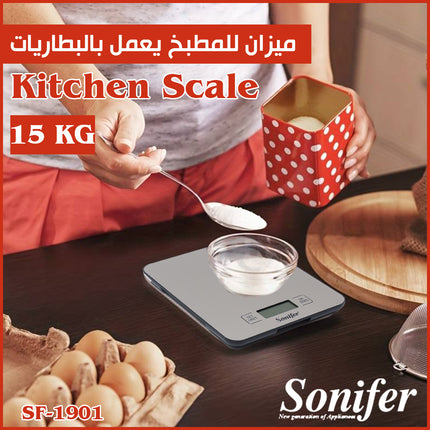 ميزان ستيل للمطبخ  sonifer Kitchen Scale  SF-1901