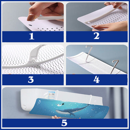 غطاء مكيف الأمامي لتوجيه الهواء Front air conditioner cover to direct air