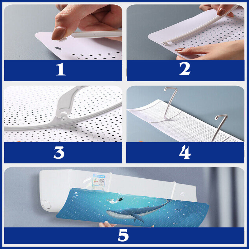 غطاء مكيف الأمامي لتوجيه الهواء Front air conditioner cover to direct air