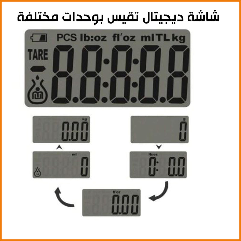 ميزان مطبخ يعمل بالبطاريات sonifer KITCHEN SCALE SF-1924