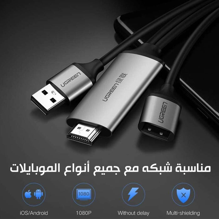 UGreen  تحويله HDMI الي USB