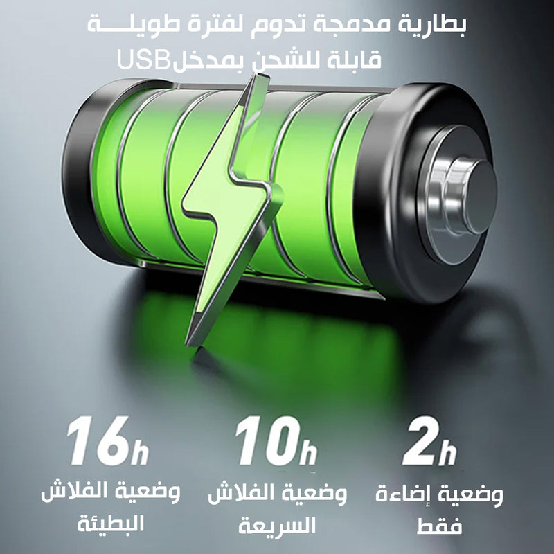 إضاءة عدد2 للسيارات والدراجات ملونة فلاش مع ريموت تحكم  strobe light