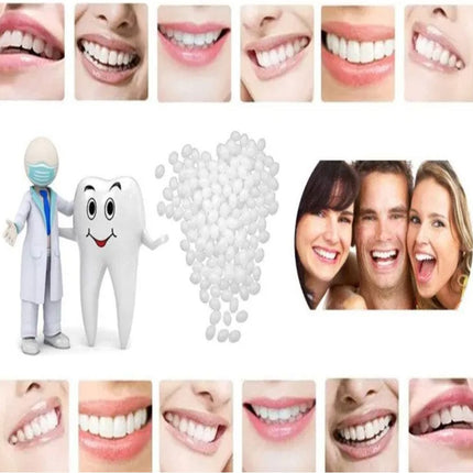 معجون حشوات الراتنج للأسنان moldable false teeth