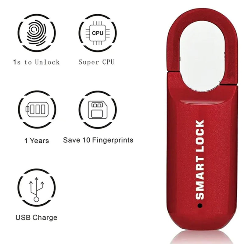 قفل ذكي ببصمة أصبع Smart Fingerprint Padlock Student