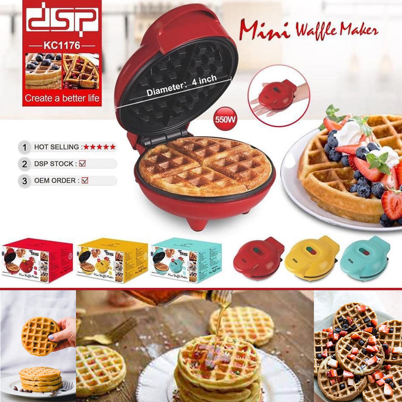 ماكينة خبز الوافل الكهربائية Dsp Waffle Maker kc1176