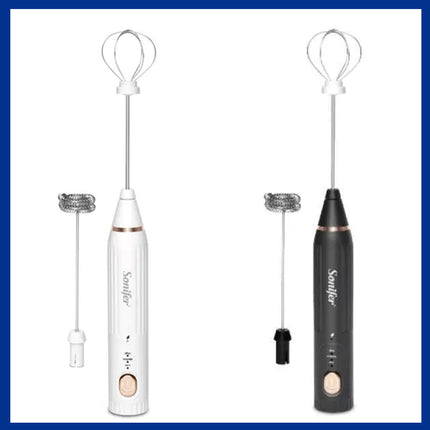 صانعة رغوة الحليب وخفاقة البيض تعمل بالشحن sonifer Milk Frother Mixer Portable SF-8140