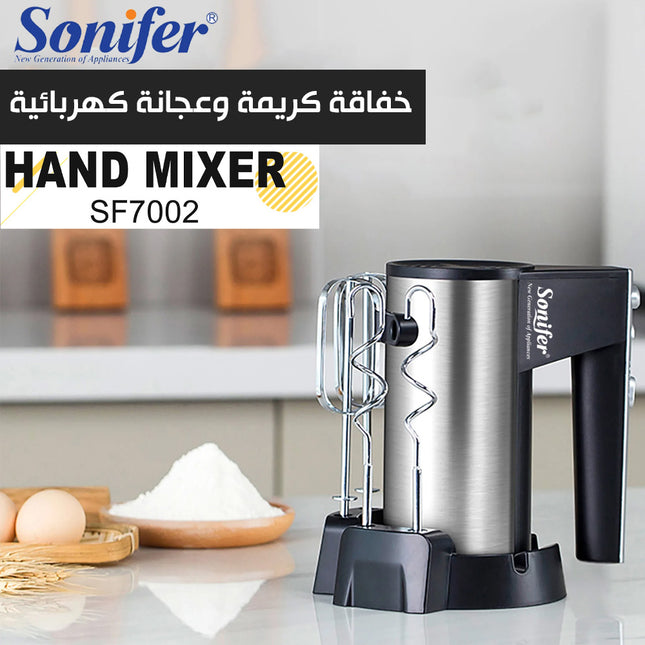 خفاقة كريمة وعجانة كهربائية Sonifer hand mixersf-7002