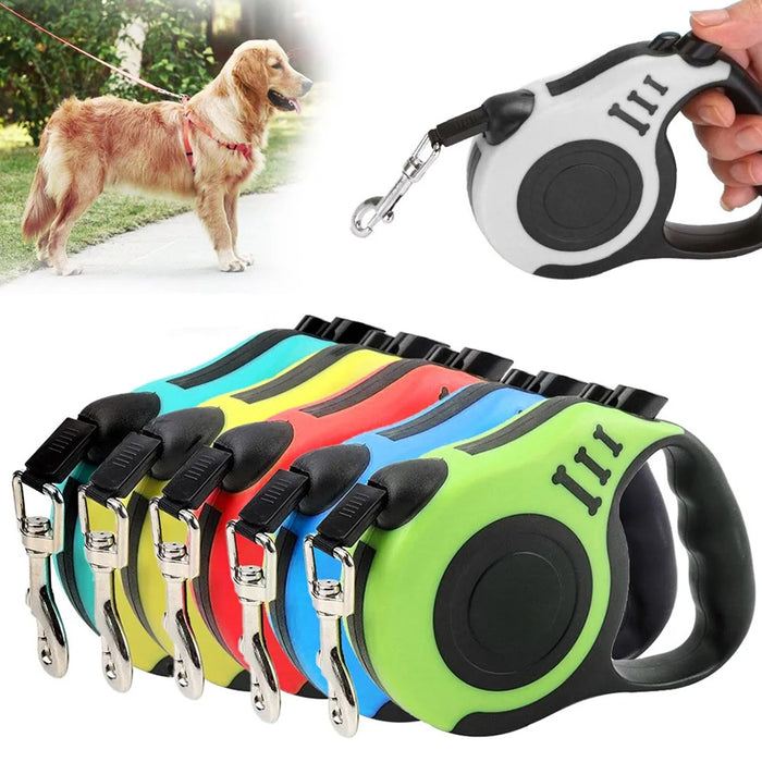 حبل للكلب بطول 5 متر Retractable Dog Lead