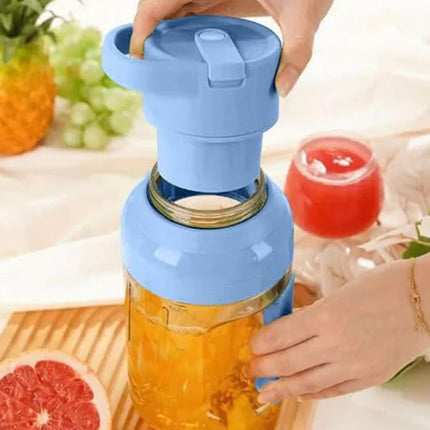 خلاط فواكه يعمل بالشحن Electric Juicer Portable Bottle