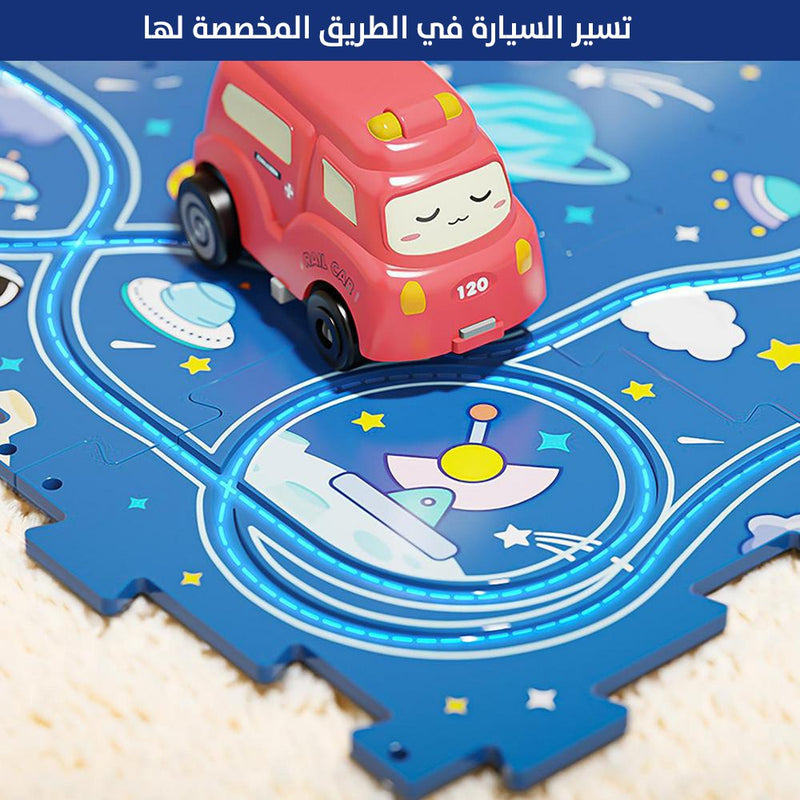 طريق سيارة الفضاء على شكل بازل