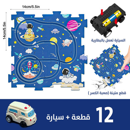 طريق سيارة الفضاء على شكل بازل