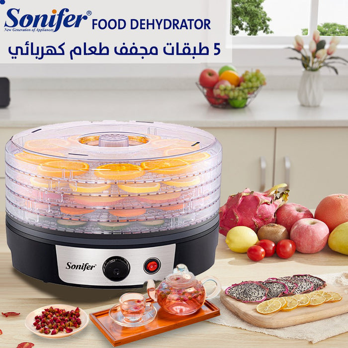 5 طبقات مجفف طعان كهربائي SONIFER SF-4033