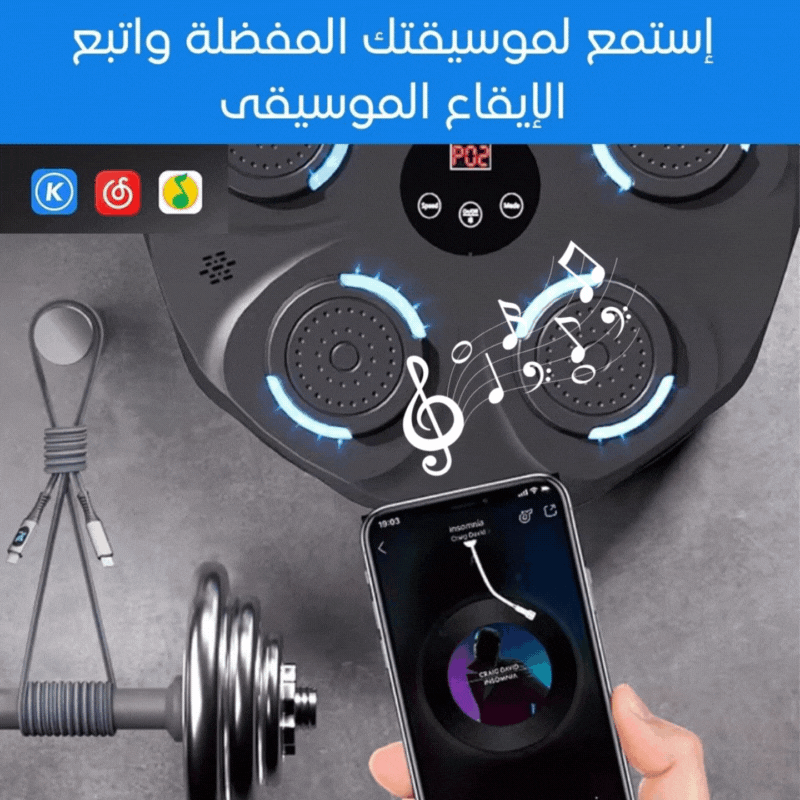 آلة الملاكمة الموسيقية الإلكترونية  Electronic musical boxing machine