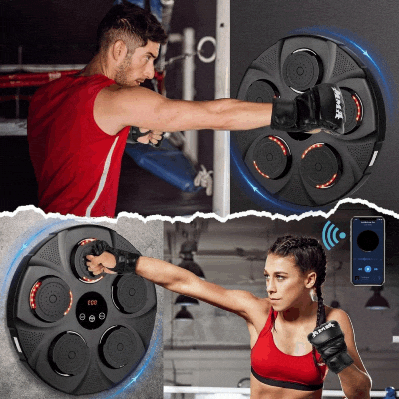 آلة الملاكمة الموسيقية الإلكترونية  Electronic musical boxing machine