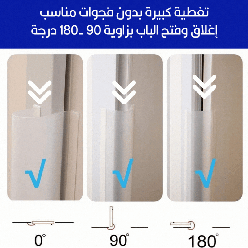 عازل أبواب لحماية يد الأطفال Shield Finger Pinch Guard for Baby