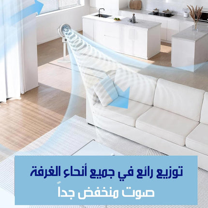 مروحة ثلاثية الابعاد متغيرة الارتفاع تعمل بالشحن 3d fan